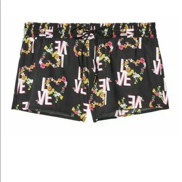 Victoria's Secret Pajama Bottom Drawstring Sleep Short Multicolor Size… - Picture 3 of 5